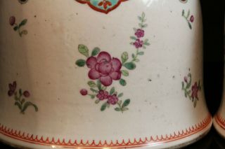 Antique Qianlong Mark Chinese Ottoman Turkish Market Famille Rose Hookah Vases 8