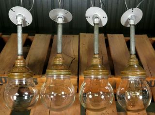 Vtg 1930s BENJAMIN INDUSTRIAL COPPER EXPLOSION PROOF LIGHT old factory - 4 left 2