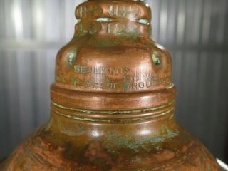 Vtg 1930s BENJAMIN INDUSTRIAL COPPER EXPLOSION PROOF LIGHT old factory - 4 left 5