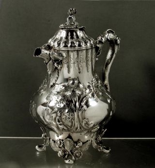 Eoff & Shepard Silver Pitcher c1855 Chinese Style 3