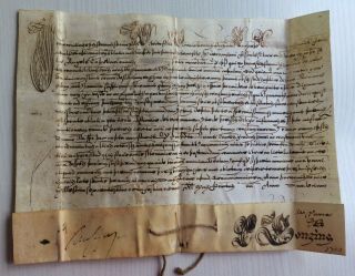 Very Rare Papal Bulla Parchment Vellum 1688 Pope Innocent Xi (b.  Odescalchi)