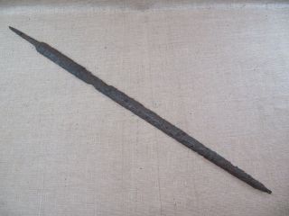 Rare Authentic Medieval European Long Sword Xiv - Xv Cent 34 "  Stand