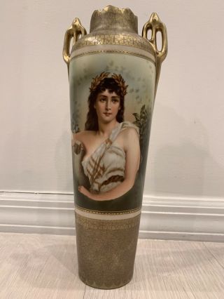 Royal Vienna Hand Painted Antique Vase