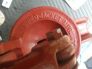 Vintage Water Pump Cast Iron Number 2 Red Jacket Hand Water Well Pump 2