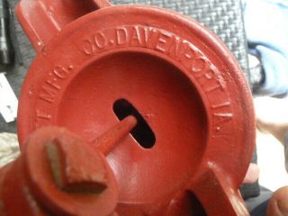 Vintage Water Pump Cast Iron Number 2 Red Jacket Hand Water Well Pump 3