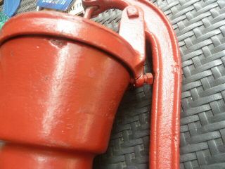 Vintage Water Pump Cast Iron Number 2 Red Jacket Hand Water Well Pump 9