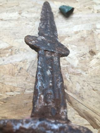 Sarmatian sword - Akinak,  with remnants of bronze sheath,  4 - 3 century BC. 6