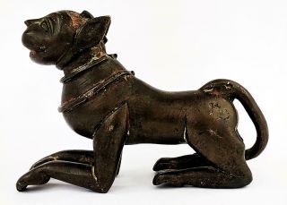SOUTH INDIAN ANTIQUE BRONZE TIGER FIGURE 19TH CENTURY 7