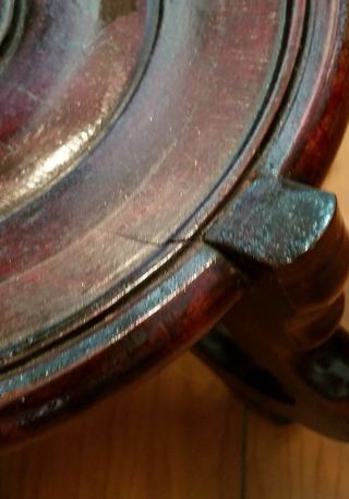 Large Chinese Famille Rose Fish Bowl with Wooden Stand 18 