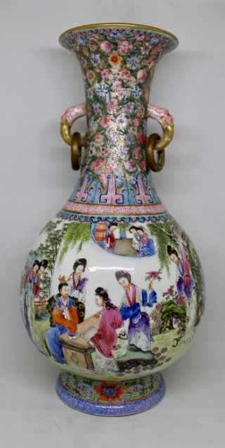 Museum Quality Chinese Porcelain Vase Signed