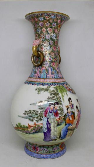 Museum Quality Chinese Porcelain Vase Signed 2