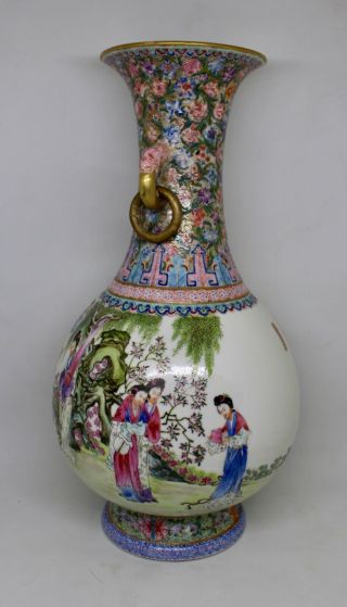 Museum Quality Chinese Porcelain Vase Signed 6