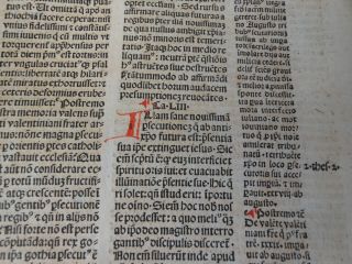 , Rare Incunabula,  City of God Augustine of Hippo Kilian Fisher 1494 4