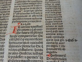 , Rare Incunabula,  City of God Augustine of Hippo Kilian Fisher 1494 6