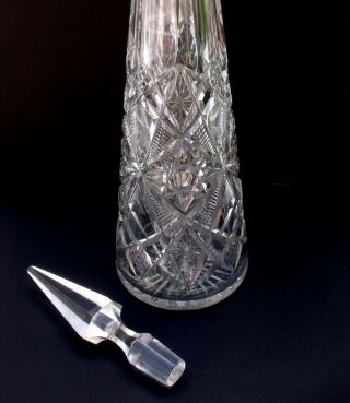 French antique Baccarat 1916 Fantasie Crystal Decanter Claret Jug Tsar 5
