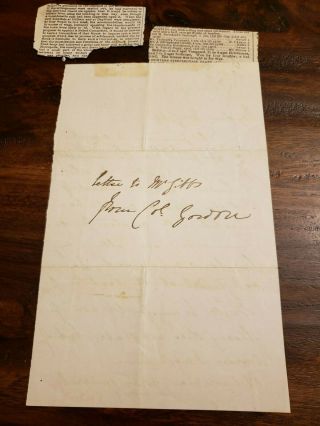 Rare autographed 1877 letter signed ALS Chinese CHARLES G.  GORDON Khartoum Sudan 7