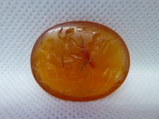 Roman Style Large Gemstone with Figural Scene 8