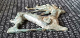 extremely rare Scythian bronze stylized Stag Appliqué 900 BC to around 200 BC 4