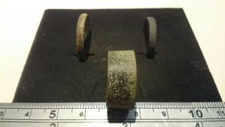 3 Roman Simple Bronze Finger Rings Wearable Uncleaned From York L4m
