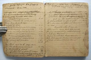 SAW MILL & BOAT BUILDING Handwritten Work Diary/Ledger Venango Forest County PA 3