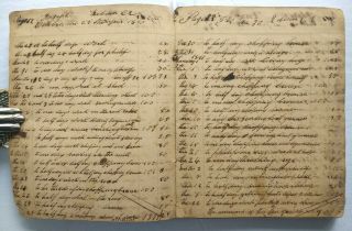 SAW MILL & BOAT BUILDING Handwritten Work Diary/Ledger Venango Forest County PA 4