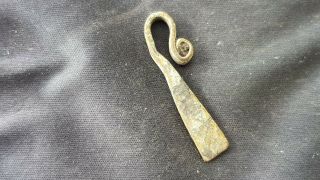 Very Rare Type Viking Copper Alloy Pendant/amulet L127e