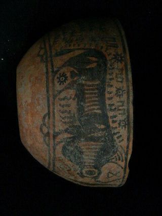 Ancient Large Size Teracotta Painted Bowl With lions Indus Valley 2500 BC PT198 9