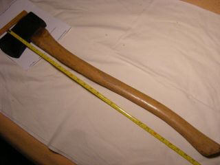 Maker marked Axe with Handle,  looks like a patent date ??,  shows use 5