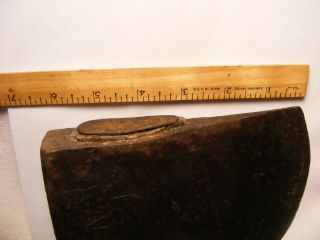 Maker marked Axe with Handle,  looks like a patent date ??,  shows use 7