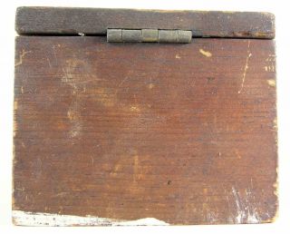 Antique Wooden Pine Bee Lining Or Hunting Box Apiary Beekeeping Farmer Made 12