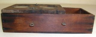 Antique Wooden Pine Bee Lining Or Hunting Box Apiary Beekeeping Farmer Made 8