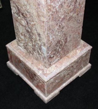 Heavy Rouge Marble Pedestal 4