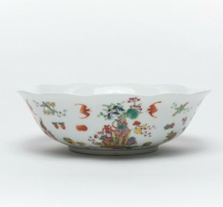 Chinese Antique Kuangxu Period Famille Rose Porcelain Bowl