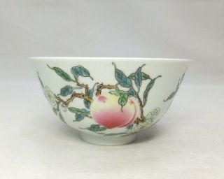 H356: Chinese tea bowl of painted porcelain of FUNSAI style with name of an era 7