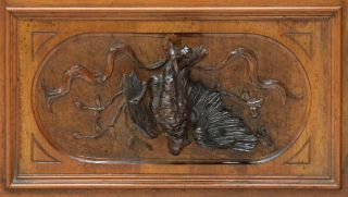 GORGEOUS VICTORIAN HEAVILY CARVED FIGURAL GAME BOOKCASE,  19th century (1800s) 4