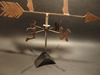 Antique Vintage Style Sheet Iron Folk Art Goat WeatherVane 11