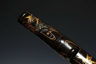 Japan Antique Edo Gold 蒔絵 tanto Koshirae Kabuto samurai sword Katana yoroi Busho 2
