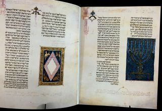 CERVERA BIBLE,  1299 - 1300 AD,  Facsimile 4