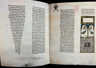 CERVERA BIBLE,  1299 - 1300 AD,  Facsimile 8
