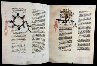 CERVERA BIBLE,  1299 - 1300 AD,  Facsimile 9