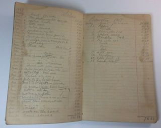 Old Handwritten Farmer Ledger Personal Diary Silas Brewster 1865 - 69 Civil War 3