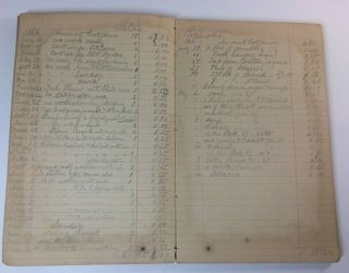 Old Handwritten Farmer Ledger Personal Diary Silas Brewster 1865 - 69 Civil War 7