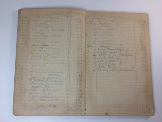 Old Handwritten Farmer Ledger Personal Diary Silas Brewster 1865 - 69 Civil War 8