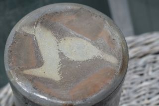 A.  P.  Donaghho Grey Saltglazed Stoneware Crock Pottery Parkersburg,  W.  VA.  8 