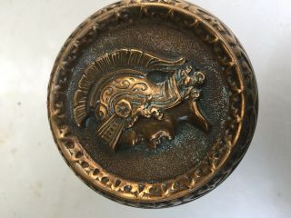 Antique Door Knob With Roman And Lady With Bonnet 5
