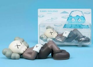Kaws Holiday Japan 9.  5 Inch Brown Vinyl Figure Exclusive Ship Asap Upon Arrival