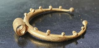 Roman large solid Gold 2nd - 3rd century Lunar Pendant/amulet : 3