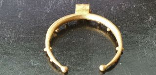 Roman large solid Gold 2nd - 3rd century Lunar Pendant/amulet : 4