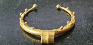Roman large solid Gold 2nd - 3rd century Lunar Pendant/amulet : 5