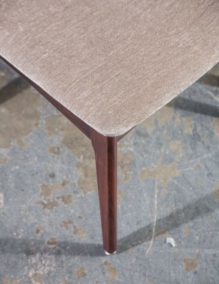 Mid Century Danish Modern Dining Chairs Rosewood Grey Tarm Stole Borge Mogensen 11